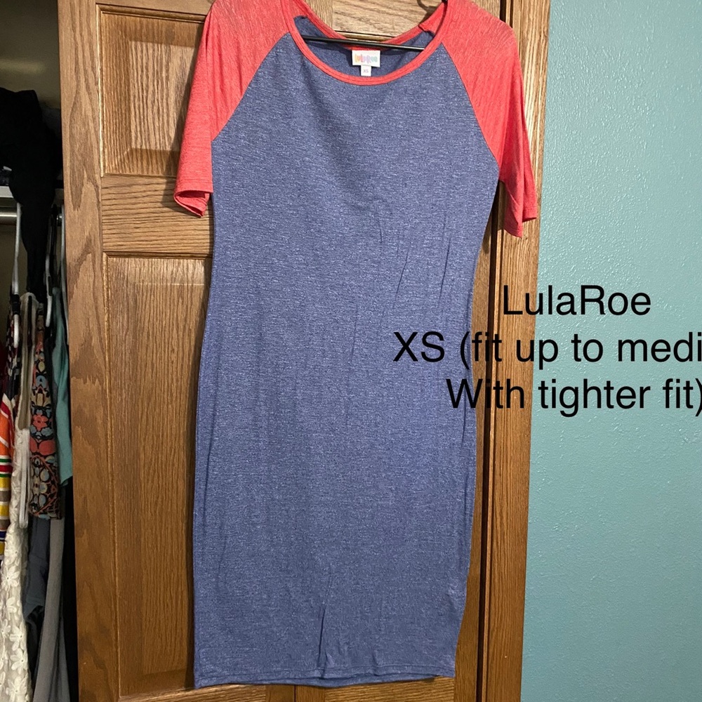 Pink and purple athleisure dress